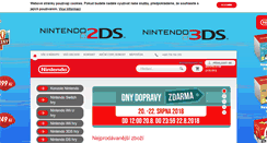 Desktop Screenshot of nintendoshop.cz