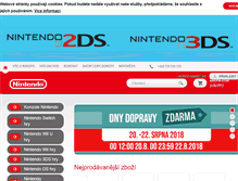 Tablet Screenshot of nintendoshop.cz